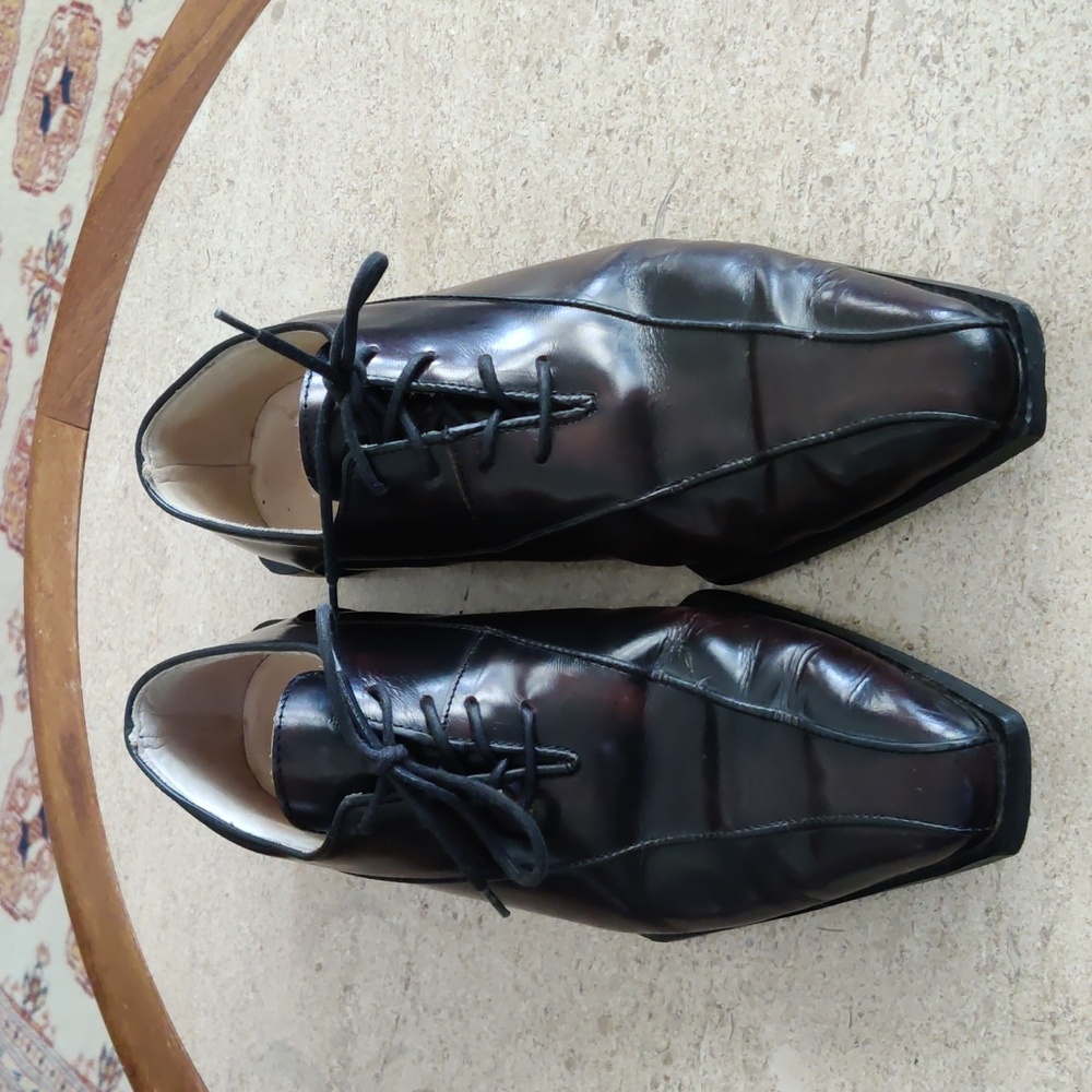 Men John Fluvog Pointed Squared Men's Lace up Shoes.    Size 9US/42EU